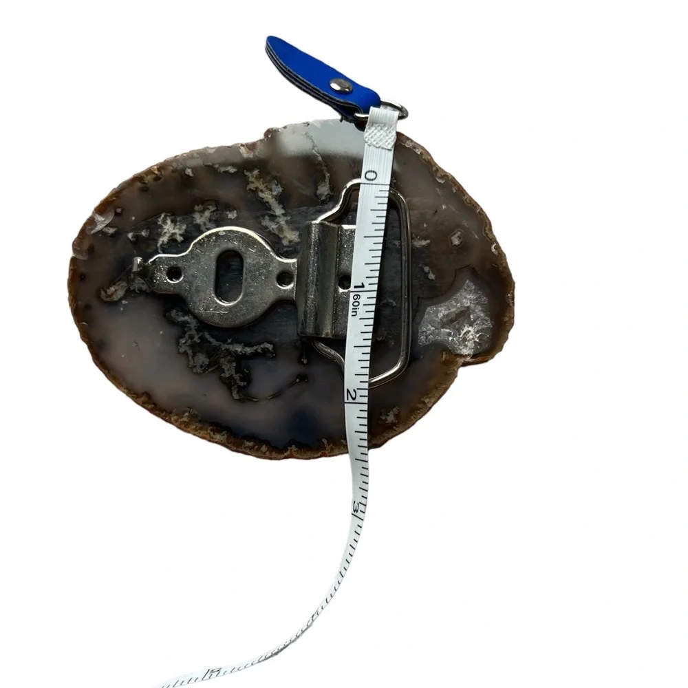Belt Buckle ( geode slice) - Picture 6 of 6